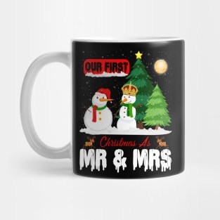 our first Christmas as mr & ms Mug